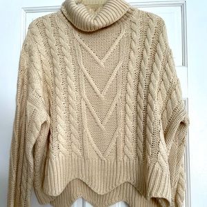 Tan turtle neck from Lulus